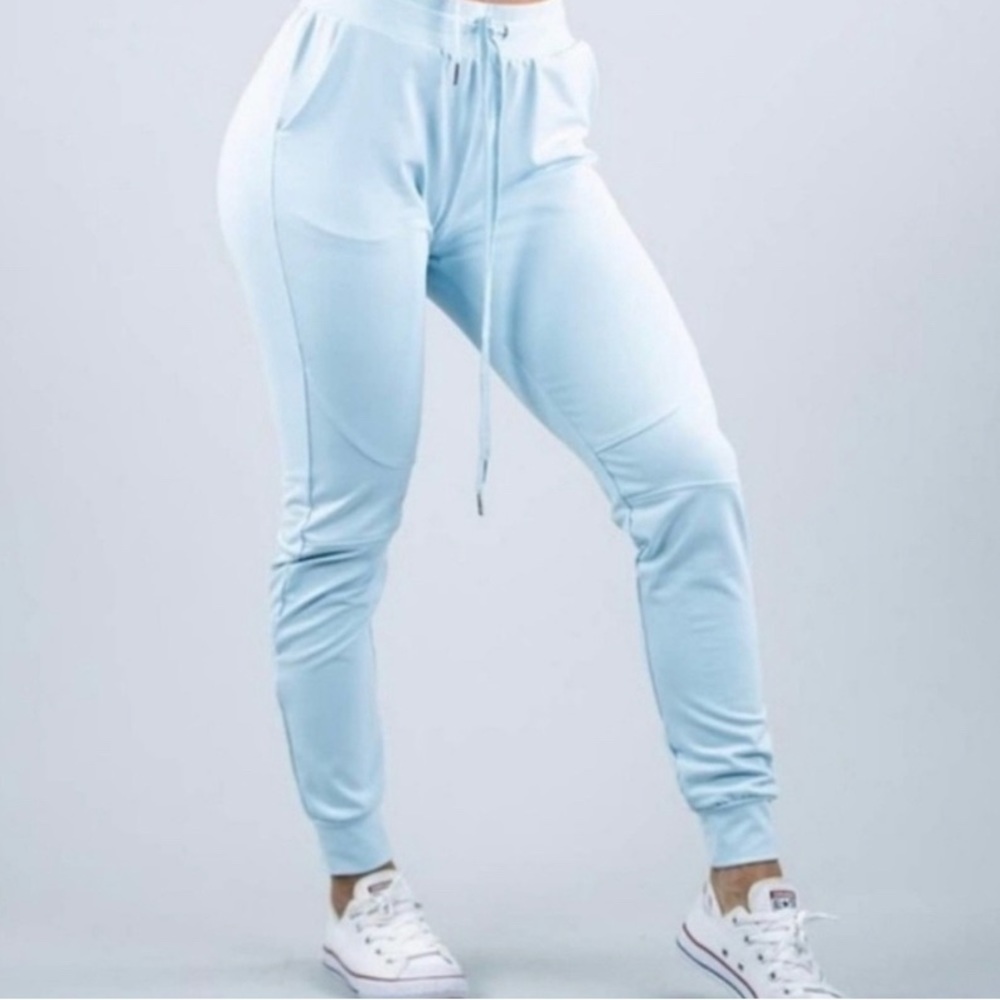 BUFFBUNNY COLLECTION baby blue jogger - Size XS